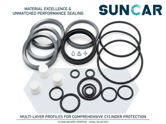 خرید کنید کیت سیل سیلندر 448-3564 برای C.A.T. 907H 906H 907H2 906H2 تولید آنلاین