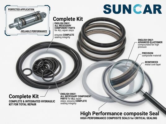 خرید کنید کیت سیل سیلندر بازوی 260-5322 برای C.A.T. M313C M313D M315D 2 تولید آنلاین