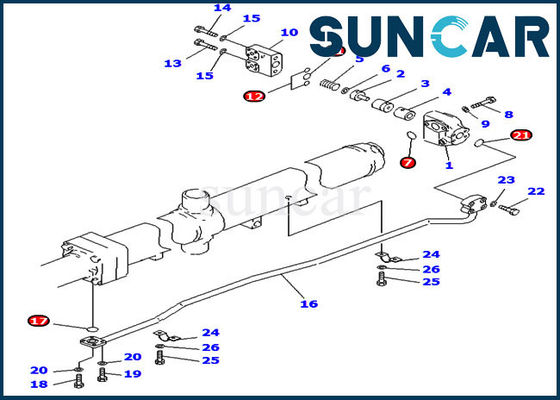 خرید 707-99-67430 کیت سرویس سیلندر آب بندی کیت تیغه مناسب D475A-3 D475A-2 کوماتسو online manufacture