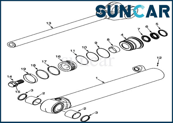 خرید کیت آب بندی تعویض کیس 8605262 کیت سیلندر بالابر متناسب با لودر 721E 721D 721F 721G online manufacture