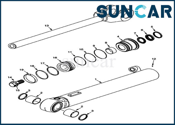 خرید 84244457 کیت آب بندی کیت سیلندر سیلندر برای قطعات ماشین لودر مدل های 921F 821G 821F online manufacture