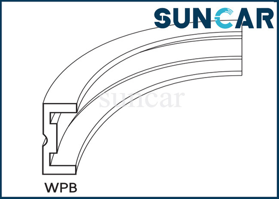 خرید حلقه راهنمای پیستون مهر و موم روغن هیدرولیک WPB با کیفیت بالا و شهرت خوب online manufacture